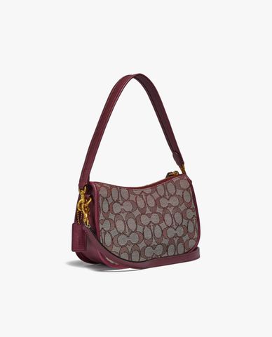  COACH - Túi xách tay nữ Swinger Bag In Signature Jacquard 