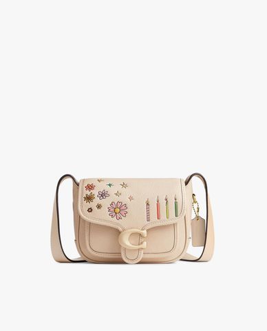  COACH - Túi đeo chéo nữ phom chữ nhật nắp gập 