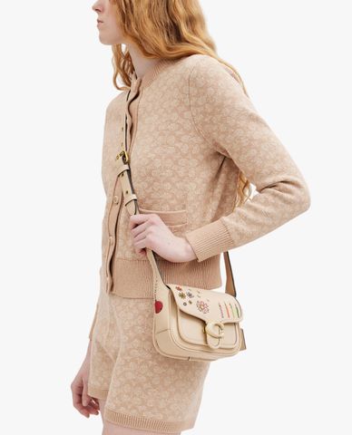  COACH - Túi đeo chéo nữ phom chữ nhật nắp gập 