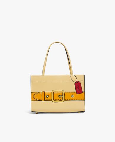  COACH - Túi tote nữ phom chữ nhật Cashin Carry 20 