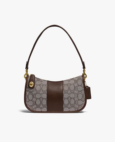  COACH - Túi xách tay nữ Swinger Bag In Signature Jacquard 