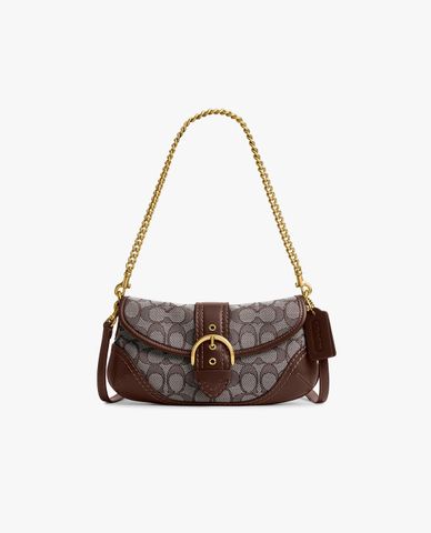  COACH - Túi đeo chéo nữ Soho 25 In Signature Jacquard 