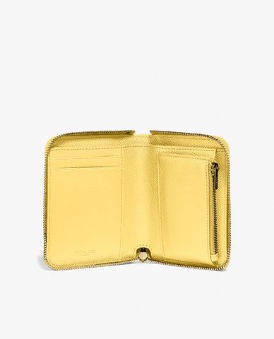  COACH - Ví nữ mini phối zip Around 