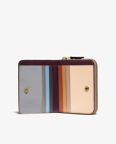  COACH - Ví nữ phom vuông phối zip Billfold 