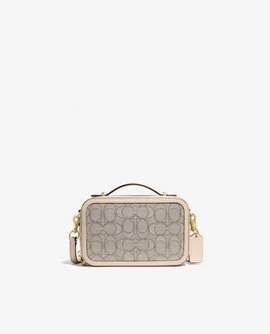  COACH - Túi đeo chéo chữ nhật nữ Signature Jacquard 
