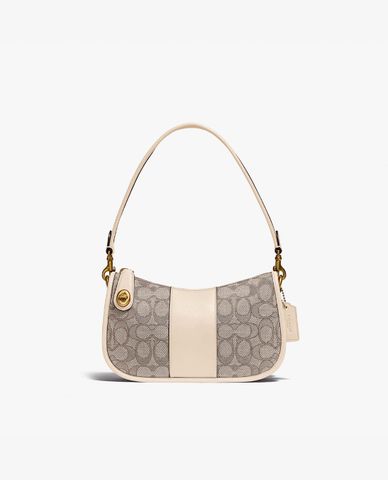  COACH - Túi xách tay nữ Swinger Bag In Signature Jacquard 