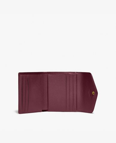  COACH - Ví nữ dạng gập phối logo thời trang 