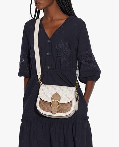  COACH - Túi đeo chéo nữ nắp gập Beat Saddle 