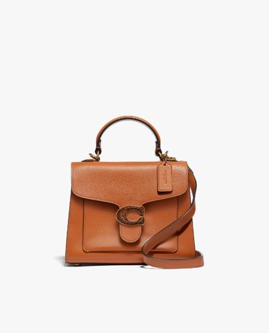  COACH - Túi xách tay chữ nhật nắp gập Tabby 20 