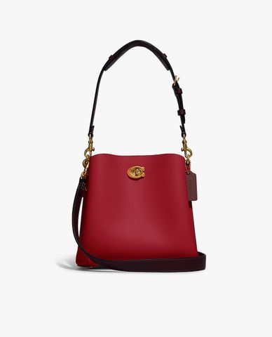  COACH - Túi đeo vai nữ phom vuông Willow Bucket 