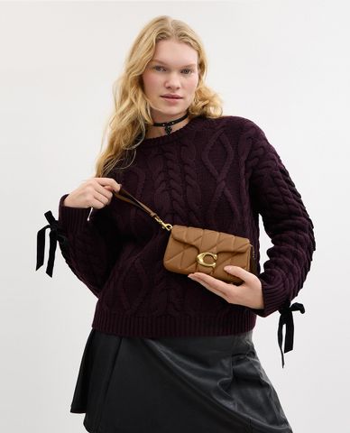  COACH - Clutch nữ phom chữ nhật Tabby Wristlet With Pillow Quilting 