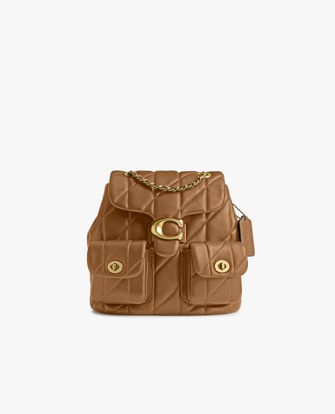  COACH - Balo nữ nắp gập phối logo Tabby 