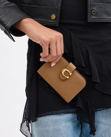  COACH - Ví nữ dáng ngắn nắp gập Tabby 