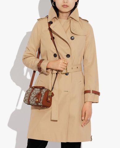  COACH - Túi xách nữ phom chữ nhật nhỏ Ruby Satchel 18 