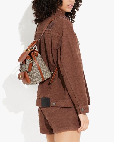  COACH - Balo nữ rút dây Riya 21 