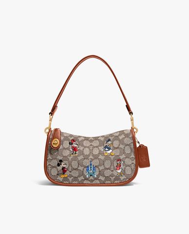  COACH - Túi đeo vai nữ chữ nhật Disney x Coach Swinger 