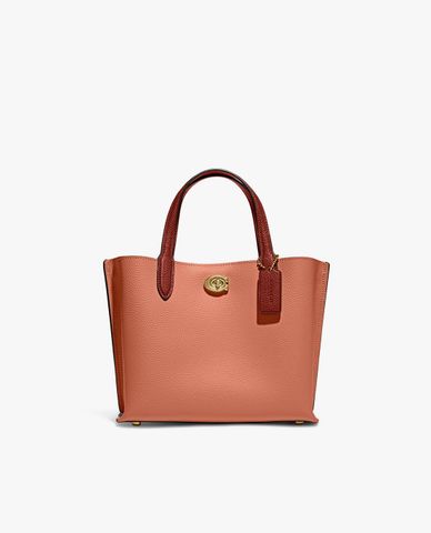  COACH - Túi xách nữ phom chữ nhật tay cầm đôi thời trang 