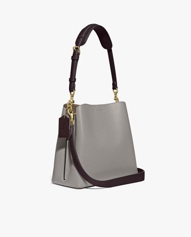  COACH - Túi đeo vai nữ phom vuông Willow Bucket 
