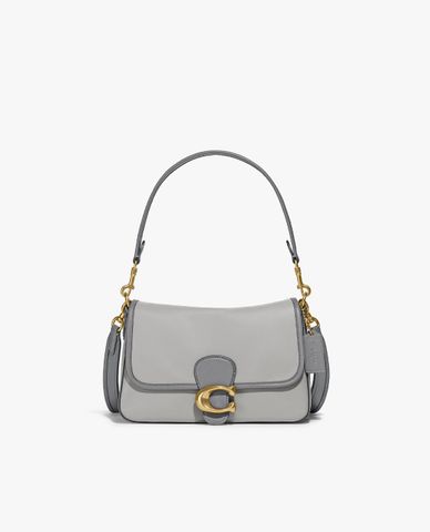  COACH - Túi đeo vai nữ chữ nhật Soft Tabby In Colorblock 