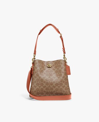  COACH - Túi đeo vai phom vuông Willow 21 