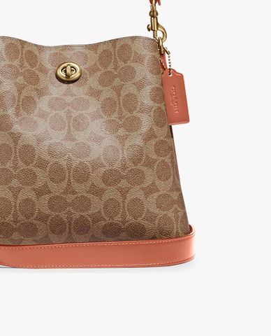  COACH - Túi đeo vai phom vuông Willow 21 