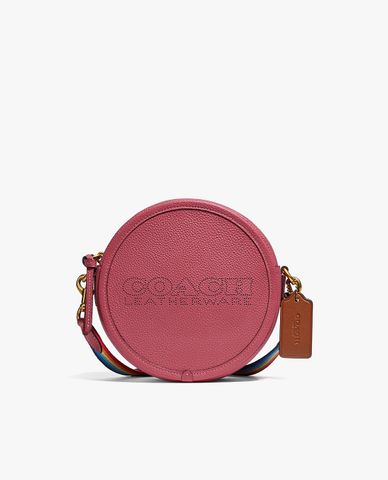  COACH - Túi đeo vai nữ phom tròn hiện đại 