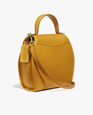  COACH - Túi xách tay nắp gập Turnlock Curved 