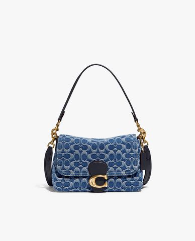 COACH - Túi đeo vai nữ chữ nhật nắp gập Soft Tabby 
