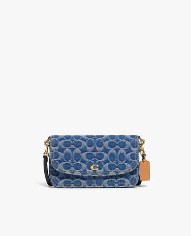  COACH - Túi đeo chéo nắp gập Hayden In Signature Denim 