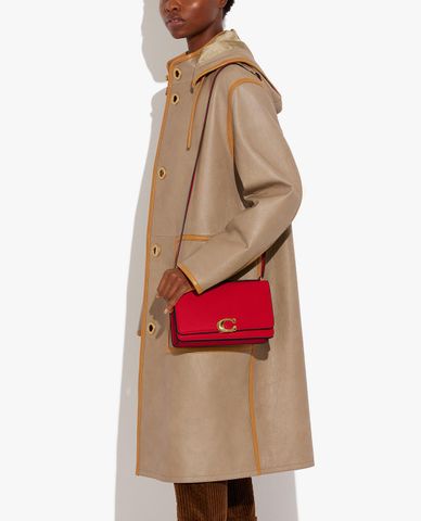  COACH - Túi đeo chéo nữ nắp gập phom chữ nhật Bandit 