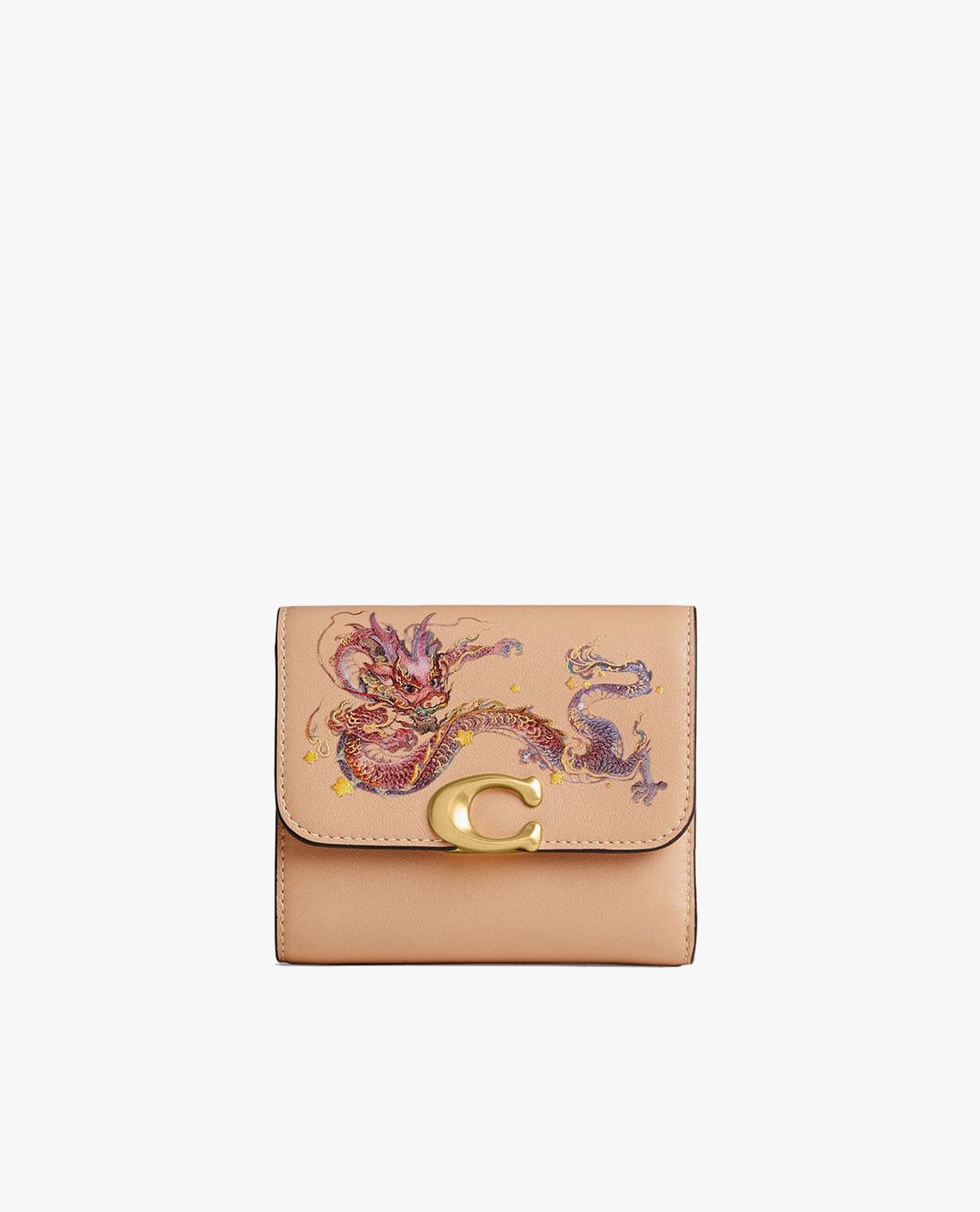 COACH - Ví nữ dáng ngắn nắp gập New Year Bandit