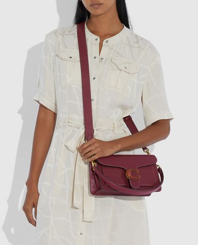  COACH - Túi đeo vai chữ nhật nắp gập Tabby 26 