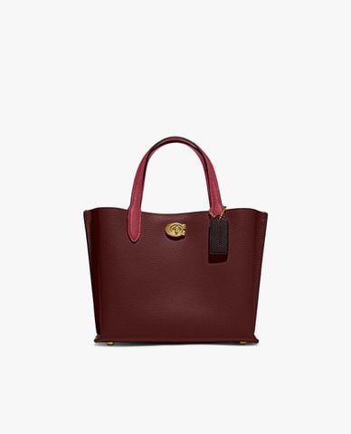  COACH - Túi xách nữ phom chữ nhật tay cầm đôi thời trang 