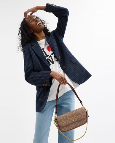  COACH - Túi đeo vai nữ Brook In Signature Canvas 