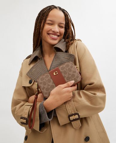  COACH - Túi đeo chéo nữ chữ nhật Kira 