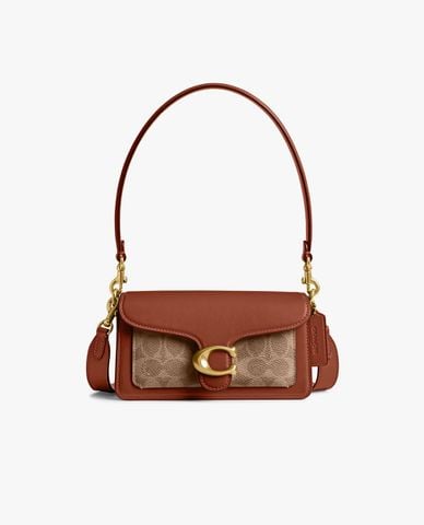  COACH - Túi đeo vai nữ phom chữ nhật Tabby 20 In Signature Canvas 