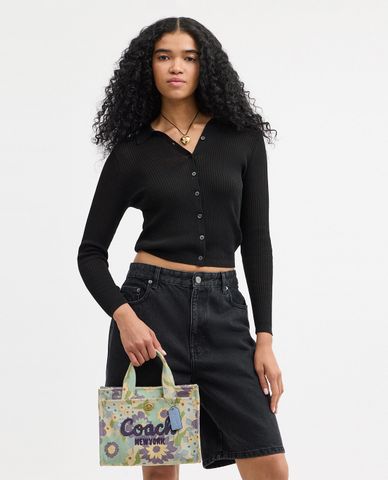  COACH - Túi tote nữ phom chữ nhật Cargo 26 