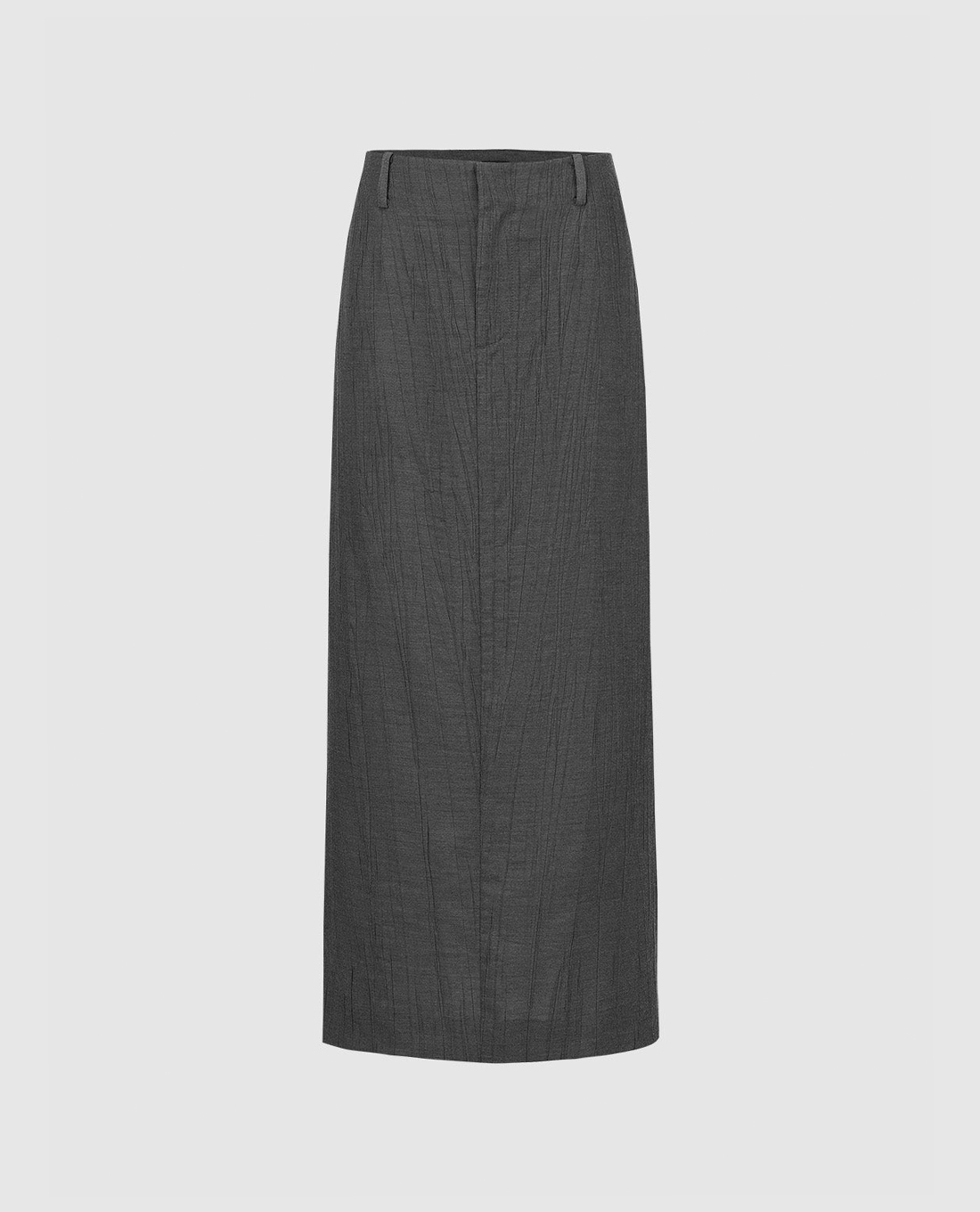 URBAN REVIVO - Chân váy phom suông midi xẻ tà thanh lịch