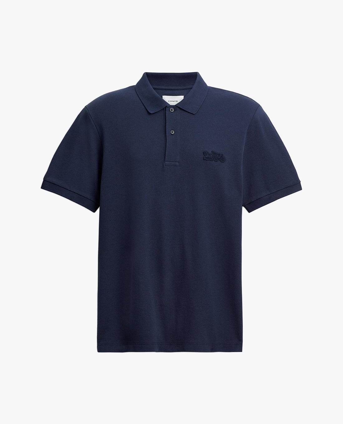 COACH - Áo polo nam cổ bẻ tay ngắn Horse And Carriage Classic