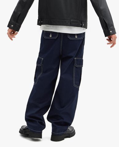  COACH - Quần nam ống rộng phối túi hộp Cargo 