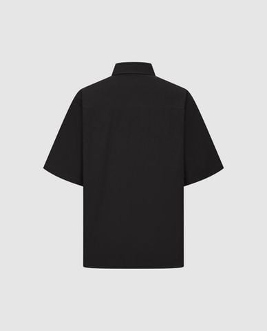  URBAN REVIVO - Áo sơ mi nam cổ bẻ tay ngắn trẻ trung 