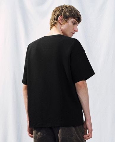  URBAN REVIVO - Áo thun nam cổ tròn tay ngắn Printed 