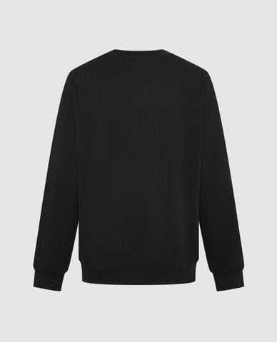  URBAN REVIVO - Áo sweatshirt nam cổ tròn tay dài Graphic 