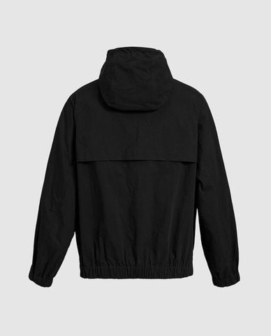  URBAN REVIVO - Áo khoác nam phối mũ tay dài khóa zip 