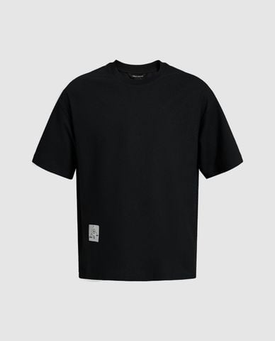  URBAN REVIVO - Áo thun nam cổ tròn tay ngắn năng động 