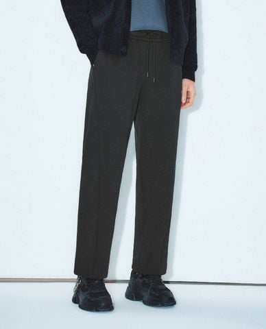  URBAN REVIVO - Quần nam ống đứng lưng thun thời trang 