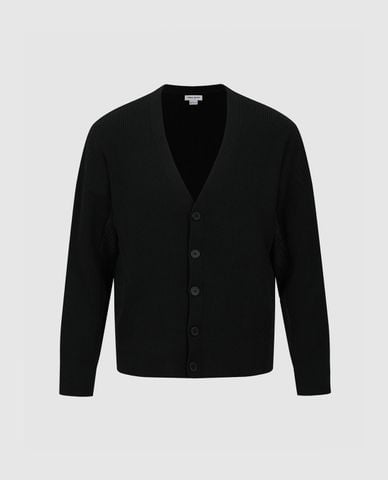  URBAN REVIVO - Áo khoác cardigan nam cổ V tay dài Loose 