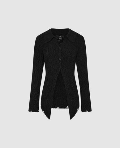  URBAN REVIVO - Áo thun nữ tay dài phom ôm hiện đại 