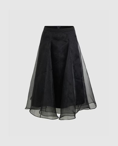  URBAN REVIVO - Chân váy chữ A midi thời trang 