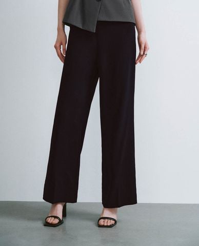  URBAN REVIVO - Quần nữ ống rộng thanh lịch 